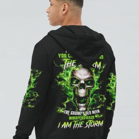 I AM THE STORM SKULL OLD MAN ALL OVER PRINT - TLTM2802234