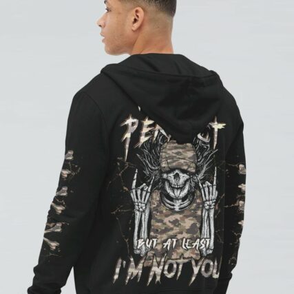 AT LEAST I'M NOT YOU SKELETON HAT ALL OVER PRINT - TLTW1602232