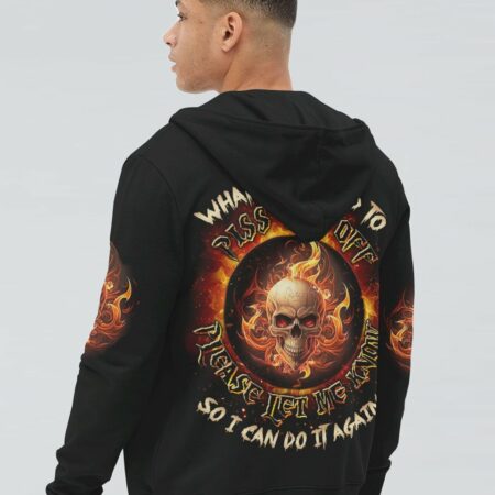 I CAN DO IT AGAIN FIRE SKULL ALL OVER PRINT - TLNZ0504233