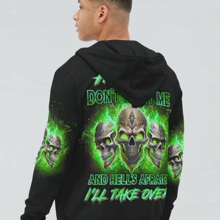 HEAVEN DON'T WANT ME SKULL ALL OVER PRINT - YHHN0902232