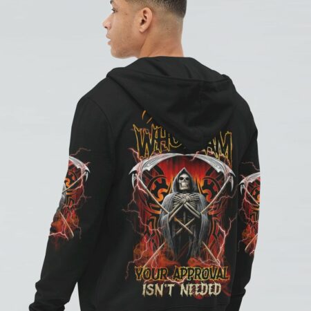 I AM WHO I AM SKULL ALL OVER PRINT - YHNT2303233