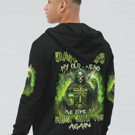 DRINK WITH YOU AGAIN REAPER GREEN ALL OVER PRINT - TLNZ2604233