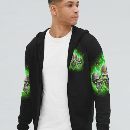HEAVEN DON'T WANT ME SKULL ALL OVER PRINT - YHHN0902232