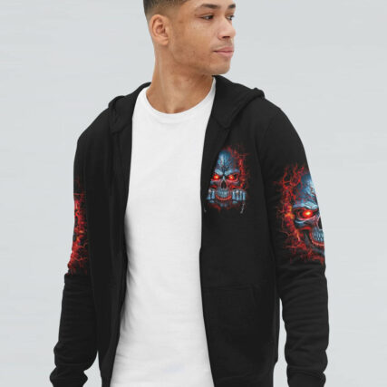 ATTITUDE PROBLEM MADLY SKULL ALL OVER PRINT - TLNO0704233