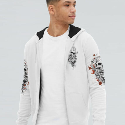 I'M THE ONE YOU MAY WANNA SKIP WOLF SKULL ALL OVER PRINT - TLNZ0604233