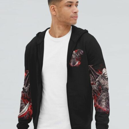 I CAN'T GO TO HELL REAPER SKULL ALL OVER PRINT - YHHN1301233