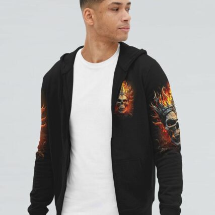 IT'S CALLED A THRONE FIRE SKULL ALL OVER PRINT - TLTM0902233