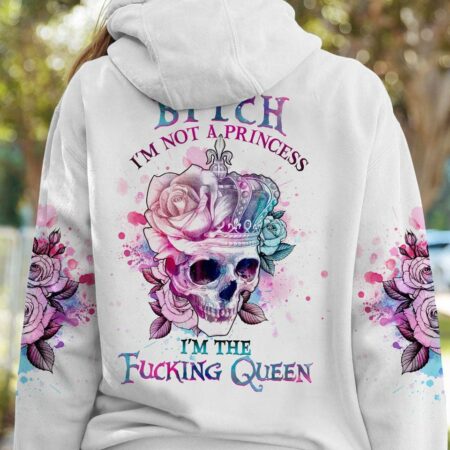 I'M THE F QUEEN SKULL ALL OVER PRINT - YHHG1402234