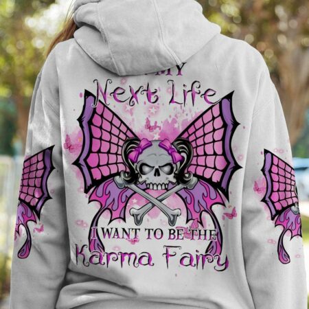 KARMA FAIRY SKULL ALL OVER PRINT - YHHN0202234