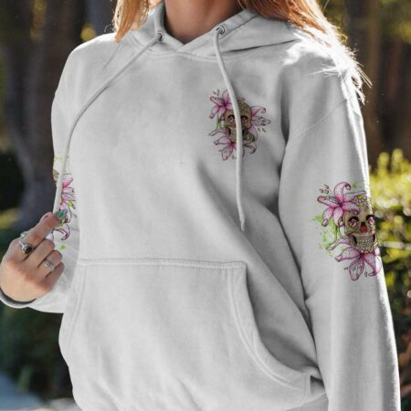 I AM A SWEET GIRL LILY SKULL ALL OVER PRINT - TLNZ0902231