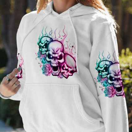 I AM THE STORM 3 SKULLS ALL OVER PRINT - TLTR0704232