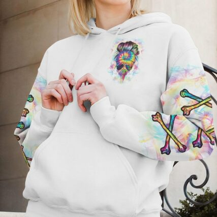I'M THE CRAZY B MESSY BUN ALL OVER PRINT - YHHG2102235