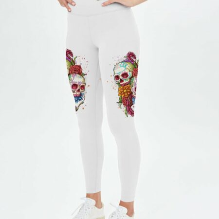 I AM A SWEET GIRL FLOWER SKULL ALL OVER PRINT - YHHN3001231