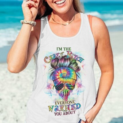 I'M THE CRAZY B MESSY BUN ALL OVER PRINT - YHHG2102235