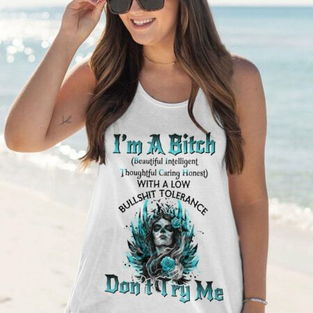 I'M A B DON'T TRY ME SUGAR SKULL WINGS ALL OVER PRINT - TLNO0703234
