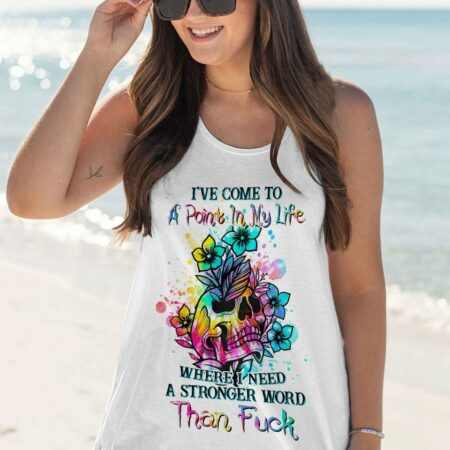 I'VE COME TO A POINT FLOWER SKULL ALL OVER PRINT - YHHN2202234