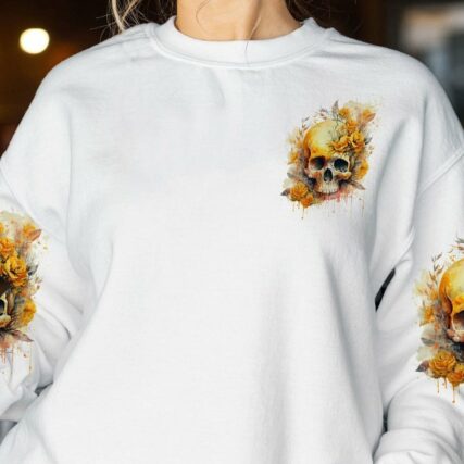 AT LEAST I'M NOT YOU SKULL ROSES ALL OVER PRINT - TLTR1502233