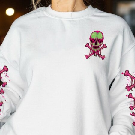 CAN YOU SEE THE F YOU SKULL COLORFUL ALL OVER PRINT - TLNZ1503231