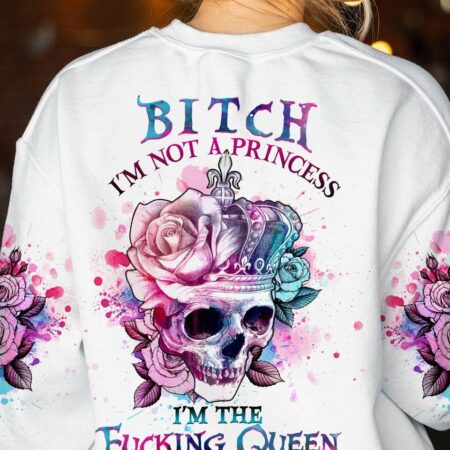 I'M THE F QUEEN SKULL ALL OVER PRINT - YHHG1402234