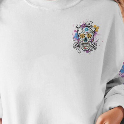 CAN YOU SEE THE F YOU SUGAR SKULL ALL OVER PRINT - YHHG1503231