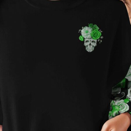 DRINK UP B SUGAR SKULL ROSE PATRICK'S DAY ALL OVER PRINT - TLNZ3001231