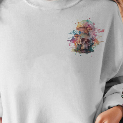 I AM A SWEET GIRL MUSHROOMS SKULL ALL OVER PRINT - YHHG0202231
