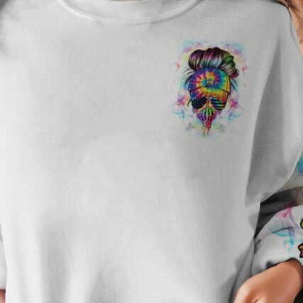 I'M THE CRAZY B MESSY BUN ALL OVER PRINT - YHHG2102235