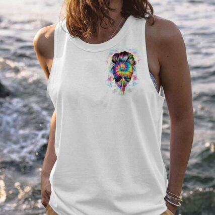 I'M THE CRAZY B MESSY BUN ALL OVER PRINT - YHHG2102235