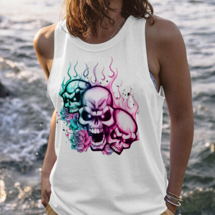 I AM THE STORM 3 SKULLS ALL OVER PRINT - TLTR0704232
