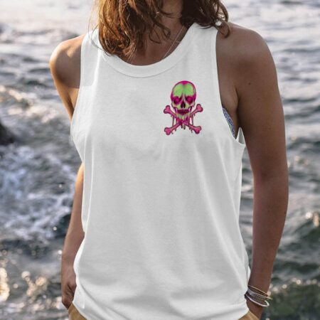 CAN YOU SEE THE F YOU SKULL COLORFUL ALL OVER PRINT - TLNZ1503231