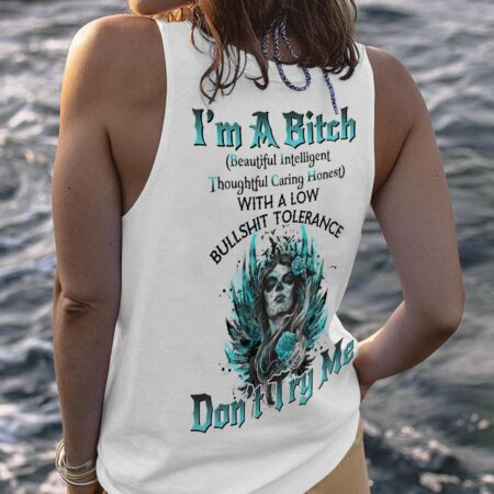 I'M A B DON'T TRY ME SUGAR SKULL WINGS ALL OVER PRINT - TLNO0703234