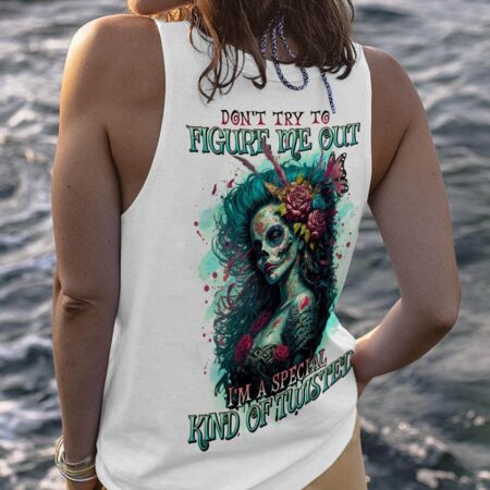 DON'T TRY TO FIGURE ME OUT SUGAR SKULL ALL OVER PRINT - TLNO2103233