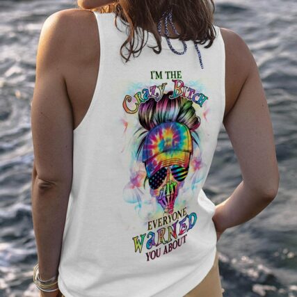 I'M THE CRAZY B MESSY BUN ALL OVER PRINT - YHHG2102235