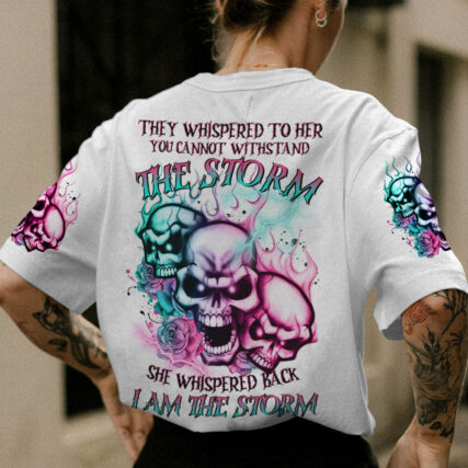 I AM THE STORM 3 SKULLS ALL OVER PRINT - TLTR0704232