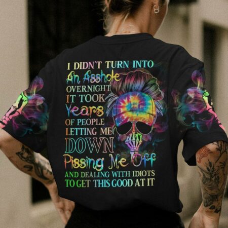 I DIDN'T TURN INTO AN A OVERNIGHT ALL OVER PRINT - YHHG2303231