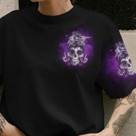 DON'T LIKE MY ATTITUDE SKULL ALL OVER PRINT - YHLN2203231