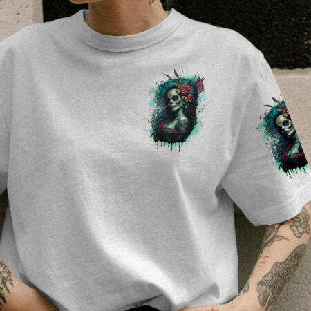 DON'T TRY TO FIGURE ME OUT SUGAR SKULL ALL OVER PRINT - TLNO2103233