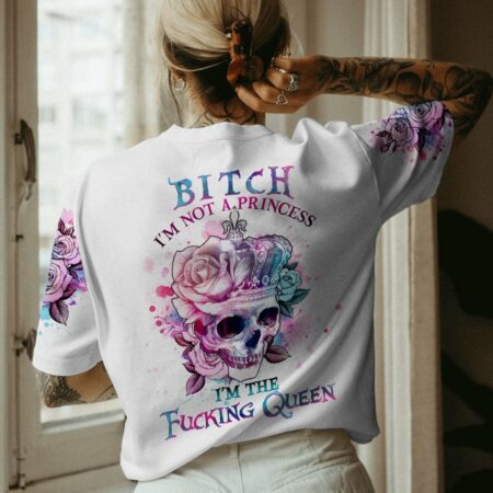 I'M THE F QUEEN SKULL ALL OVER PRINT - YHHG1402234