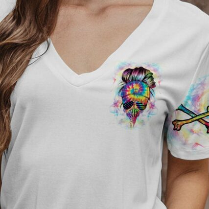 I'M THE CRAZY B MESSY BUN ALL OVER PRINT - YHHG2102235
