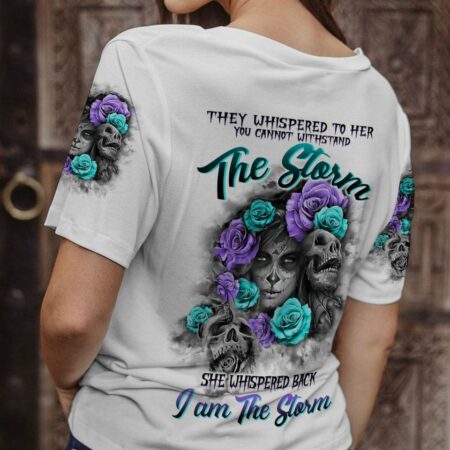 I AM THE STORM SUGAR SKULL ALL OVER PRINT - TLTW0303234