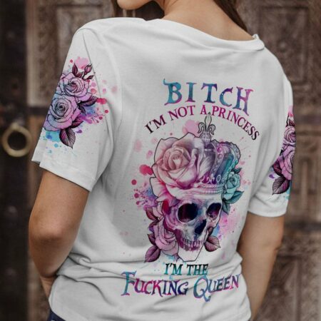 I'M THE F QUEEN SKULL ALL OVER PRINT - YHHG1402234