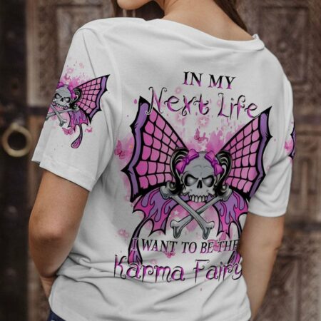 KARMA FAIRY SKULL ALL OVER PRINT - YHHN0202234