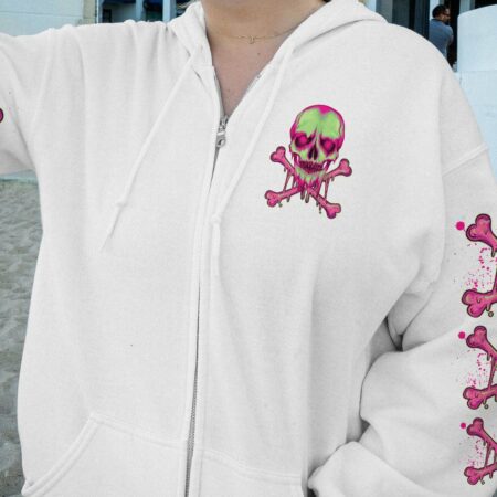CAN YOU SEE THE F YOU SKULL COLORFUL ALL OVER PRINT - TLNZ1503231