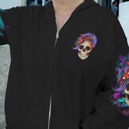 IN A WORLD FULL OF GRANDMAS PURPLE MESSY BUN ALL OVER PRINT - TLTR2802233