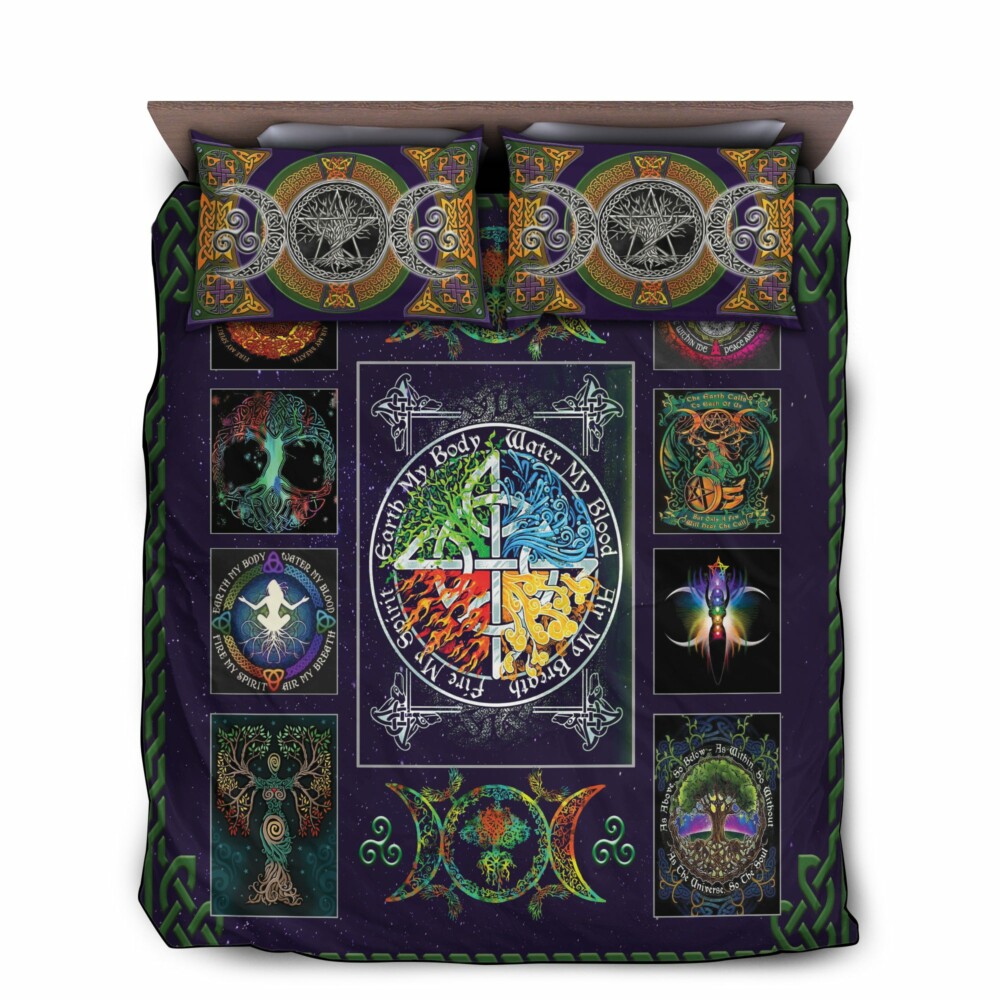 Wicca Witch Pagan My Blood - Bedding Cover - Owl Ohh - Owl Ohh