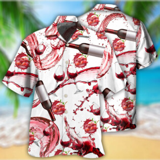 Wine Red Wine Chill Tonight - Hawaiian Shirt - Owl Ohh - Owl Ohh