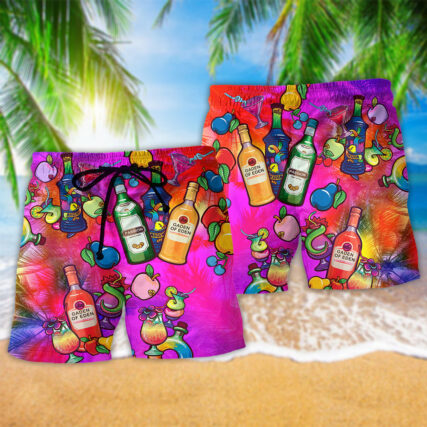 Wine Fruit Love It - Beach Short - Owl Ohh - Owl Ohh