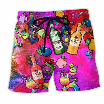 Wine Fruit Love It - Beach Short - Owl Ohh - Owl Ohh