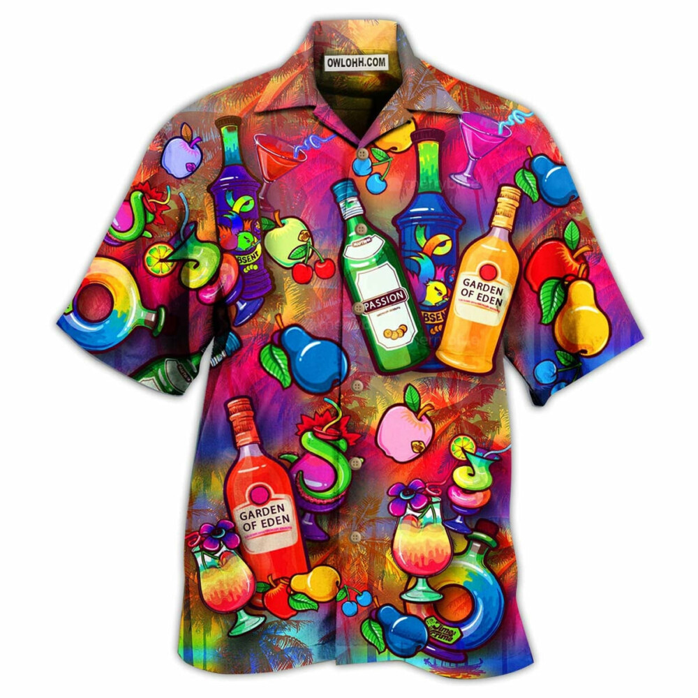 Wine Fruit Love It - Hawaiian Shirt - Owl Ohh - Owl Ohh