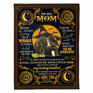 Witch You Will Always Be My Loving Mother - Flannel Blanket - Owl Ohh - Owl Ohh